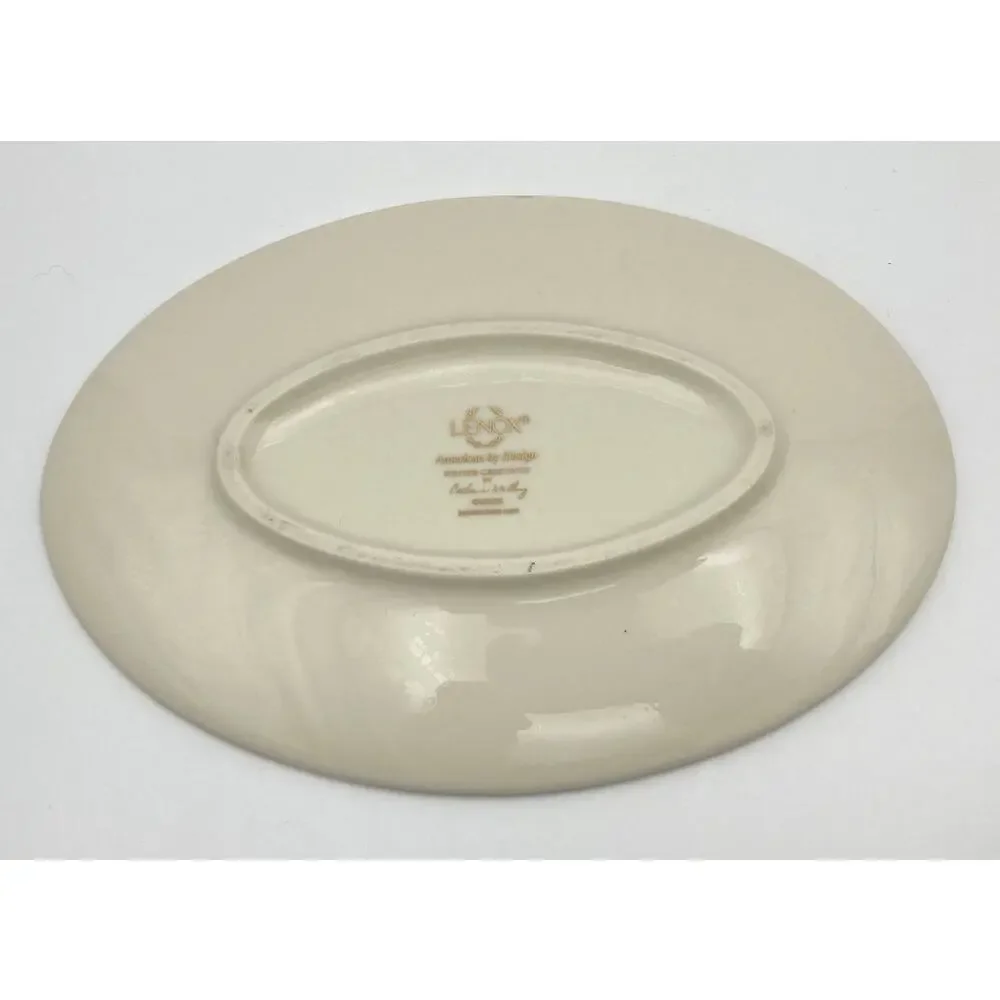 Lenox Winter Greeting Gravy Bowl & Under Plate Original Box